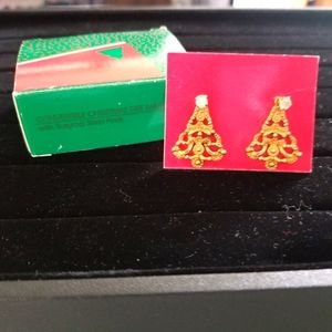 Convertible Christmas tree earrings